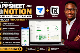 build appsheet notion habit and mood tracker to boost productivity