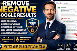 manage online reputation and remove negative links from google search results