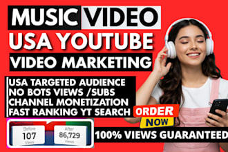 optimize USA youtube music video for independent artists via google ads