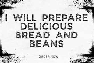 make delicious bread and beans recipe