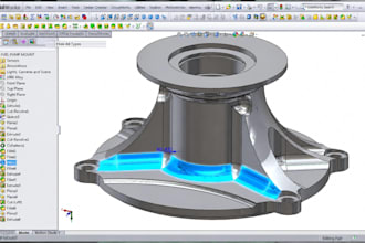 do 3d reverse engineering from scan, stl, mesh to cad model