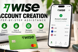 help you set up your wise business account for your llc