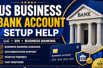 provide professional business bank account setup guidance