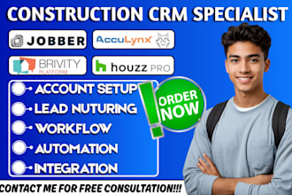 brivity jobber acculynx houzz pro leadsquare crm procore fieldwire automation