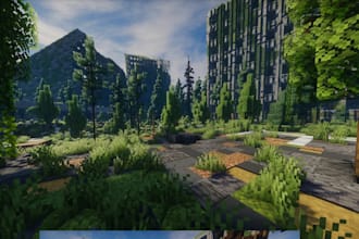 professionally build attractive survival minecraft or creative minecraft builds