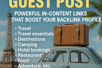 do guest post and publish articles on pure travel websites