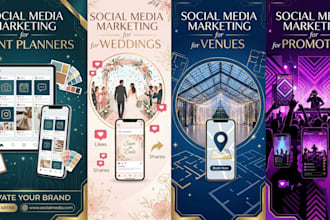 social media marketing for event planners, weddings, venues and promoters