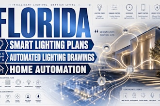 draw florida smart lighting plans automated lighting drawings home automation