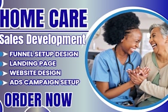 home care leads elderly care leads senior assisted living healthcare website