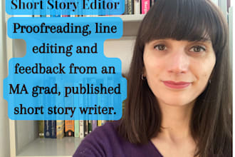 proofread, edit and critique your short story