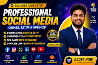 create and setup professional facebook business page