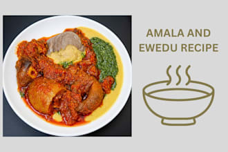 create amala and ewedu recipe for your cookbook