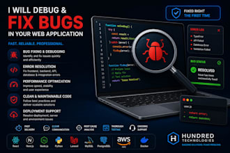 fix bugs in your web application