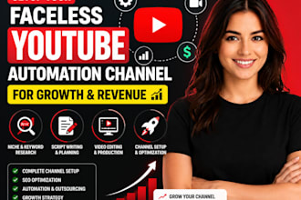 setup your faceless youtube automation channel for growth and revenue