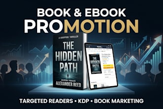 promote your book and ebook with targeted book marketing and promotion