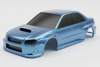 design scale vehicle model, 3d exterior car body kit for sla and fdm 3d printing