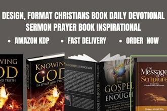 design, format christians book daily devotional sermon prayer book inspirational