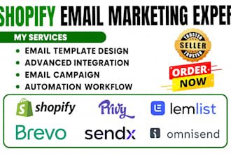 setup shopify privy lemlist email campaign brevo sendx omnisend email marketing