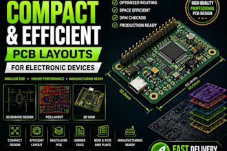 design compact and efficient pcb layouts for electronic devices