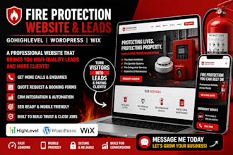 fire protection lead fire alarm leads fire protection ghl wordpress wix website