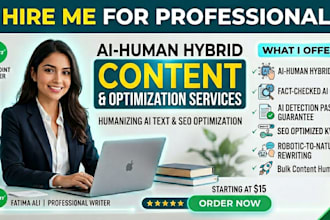 humanize ai content and optimize SEO articles