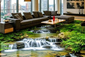 create 3d pavement art, street illusion drawings, floor illusions and wall mural