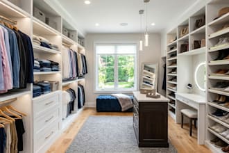 design walk in closet, wardrobe, cabinet, kitchen cabinet