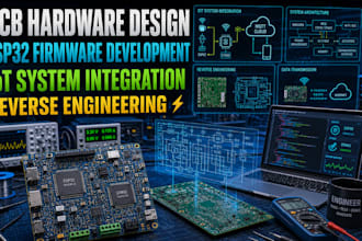 do pcb hardware design esp32 firmware custom pcb reverse engineering iot esp idf