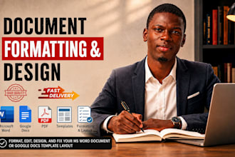 format edit design, and fix your ms word document or google docs template layout