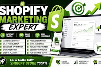 do shopify marketing sales funnel and store promotion to increase store growth