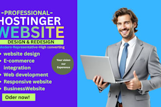 design and a modern responsive website for your business