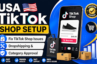 fix USA tiktok shop setup dropshipping and category approval