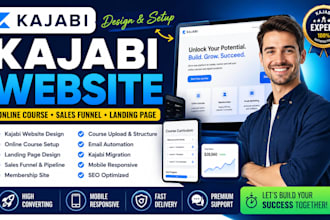 build kajabi gohighlevel website do kajabi website migration landing page design