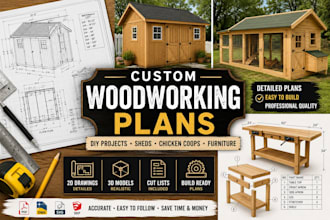 do woodworking plans, DIY furniture plans, shed, chicken coop workshop drawings