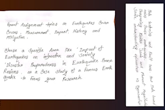 do handwriting assignment job and typing work