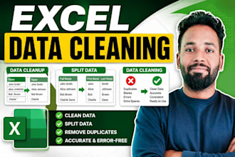 clean,format,merge, split excel data