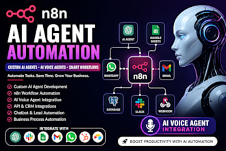do n8n ai agent automation, custom ai agent n8n workflow ai voice agent
