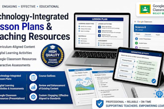 create engaging lesson plans and digital teaching resources