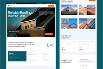 design wix website redesign construction website roofing website hvac website