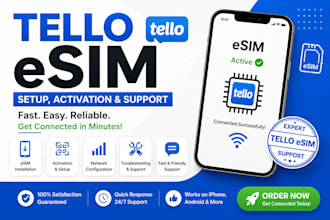 set up and activate your tello esim quickly