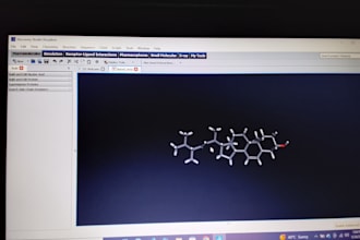 do protein and ligand molecular docking and visualization
