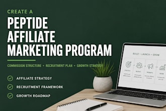create a peptide affiliate marketing program for your brand