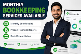 do monthly accounting and bookkeeping
