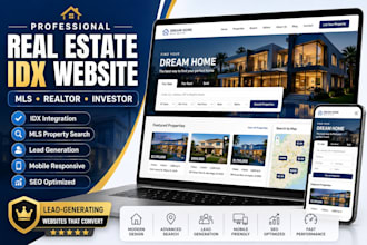 design real estate idx mls website investor website realtor website idx website