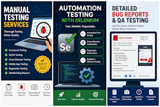 do manual testing and QA testing of your website or app