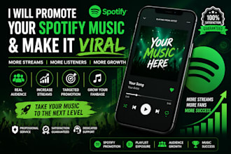 promote your spotify music and make it viral spotify