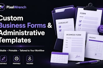 create custom business forms and administrative templates