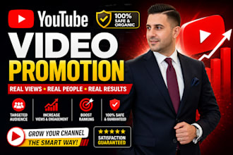 do organic youtube video promotion for real audience growth
