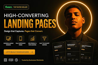professional blogger landing page design
