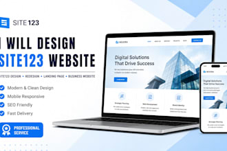 design build and fix professional 123 reg and site123 websites